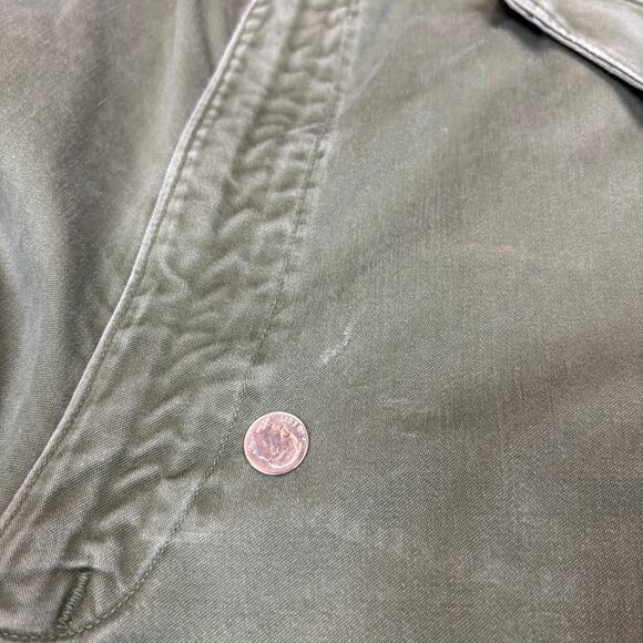 Vintage 60s OG 107 Wind Resistant Field Shell Trousers 30x31 Military Baggy - Picture 12 of 14